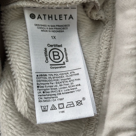 Athleta Cozy Karma Twisted Neck Sweatshirt Women’s Size 1X - Picture 12 of 13